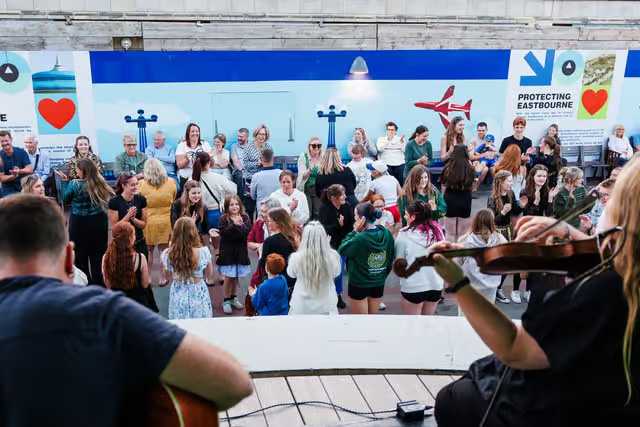 Making history at the bandstand